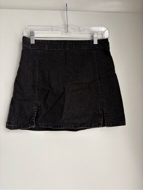 Urban Outfitters Classic Black Denim Mini Skirt
